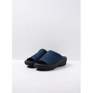 Wolky Slippers Nassau denim nubuck