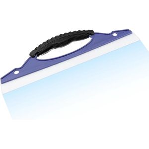 Auto watertrekker, 31 cm lange raamtrekker, siliconen watertrekker, siliconen trekker auto, met rubberen handgreep, voor glazen ramen en deuren, tegels, autoruiten