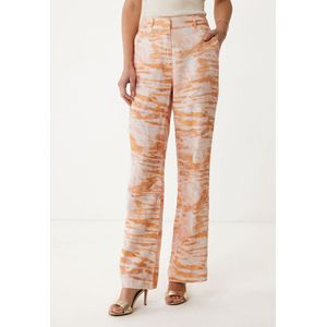 Mexx Allover Print Desert Pants Orange Dames - Maat 36