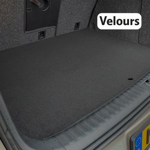 Tip-it Kofferbakmat Velours / Rubber Volvo Xc60 voor type met klein reservewiel 2008-2017 - Perfecte pasvorm - Aan twee kanten te gebruiken