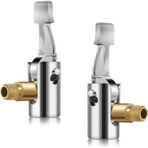 2 Stks Band Air Chuck Inflator Slang Adapter - Band Chuck Vergrendeling - Band Nozzle Geen Luchtlekkage - Band Opblazen Slang Einde voor Draagbare Bandenpomp Luchtcompressor .