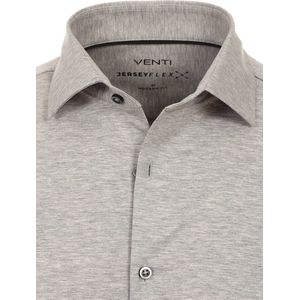 Venti Grijs Jerseyflex Overhemd Modern Fit 123963800-700 - XXL