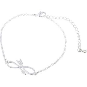 24/7 Jewelry Collection Infinity Pijl Armband - Zilverkleurig