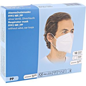 Medisch FFP2 NR mondmasker - mondkapje - wit - 10 stuks