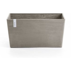 Ecopots Paris 80 - Taupe - 80,3 x 38 x H40,5 cm - Rechthoekige taupe bloempot / plantenbak
