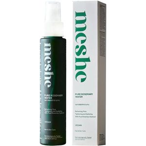 Meshe Rozemarijnwater Haartonic - Anti-Haarverlies en Snelle Haargroei, Verfrissend / Poriënvernauwend & Hydraterend met Pure Rozemarijnhydrosol, Haar- en huidverzorging 100% Natuurlijk en Puur, Vegan & Dermatologisch Getest 100 ml