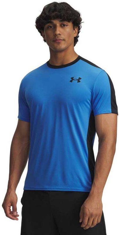 Under Armour - Heatgear - T-shirt - Korte Mouwen - Zwart - 80% Polyester/20% Elastoester