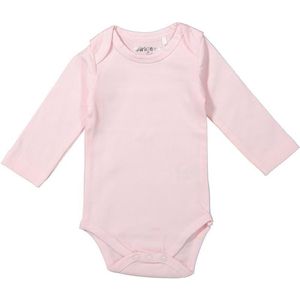 Dirkje Basic romper lange mouw roze maat 62/68