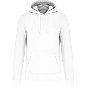 Kariban Ecologische herensweater met capuchon K4027 - White - L