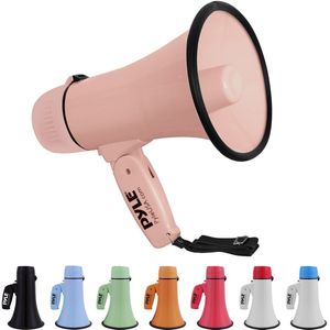 Pyle Megafoon Luidspreker - 20Watt PA Bullhorn- Draagbare Luidspreker met Sirene en Verstelbaar Volume