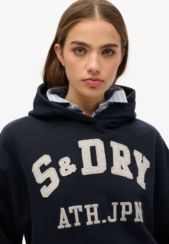 Superdry - Athletic Essentials Applique - Hoodie - Oversized