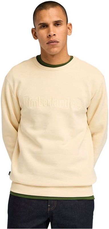 Timberland - Katoenen Heren Sweater - Beige - Regular Fit