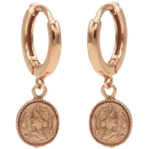 Karma hinged hoops symbool coin rosé gold M1968HIN