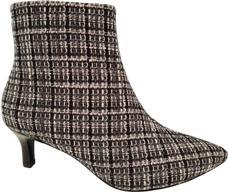 Peter Kaiser - Dames Enkellaarsjes - Zwart - Met Wit - 40