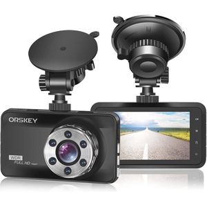 Dashcam 1080P Full HD Autocamera met Groothoek WDR en Nachtzicht