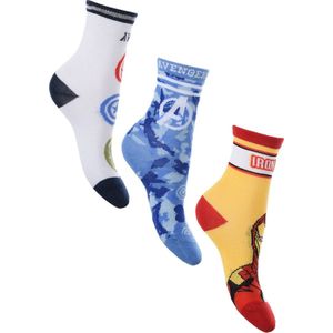 Avengers-  Marvel Avengers sokken- jongens- 3 paar - maat 23/26