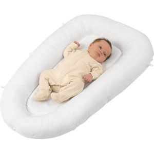 Babynestje met ClevaFoam® technologie | Baby Pod| Wit | 52 x 87 cm | ClevaMama