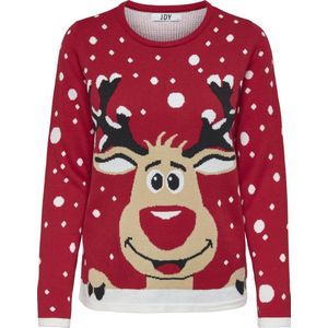 JDY - Gebreide Pullover - Groen - O-hals - Lange Mouwen