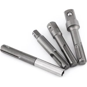 Hex Socket Extension Adapter SDS Plus Shank naar 1/4 ""Hex Socket Adapter - Vierkante Booruitbreidingsconnector - Booruitbreiding met SDS Plus Shank - 1/4"" 3/8 ""1/2"" .