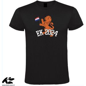 Klere-Zooi - Oranje Leeuw - EK Voetbal 2024 - Heren T-Shirt - XXL