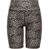 ONLY PLAY - Fietsshort - Kastanje - Luipaardprint