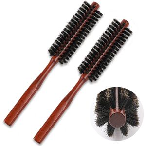 Ronde borstelset voor föhnen met wildzwijnharen - 2 stuks, 3,2 cm, haar- en baardborstels