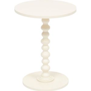 Atmosphera - Alexa - Bijzettafel - Wit - MDF Hout - Rond