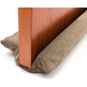 Herbruikbare en wasbare tochtstopper - tochtstrip voor deuren en ramen - geluidsisolatie - kou - wind - licht - stof - pollen - insecten - verstelbaar 80-90cm