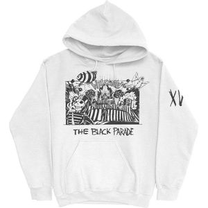 My Chemical Romance - XV Marching Frame Hoodie/trui - M - Wit