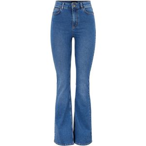 PIECES PCPEGGY FLARED HW JEANS MB NOOS BC Dames Jeans - Maat L