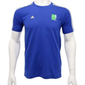 T-shirt adidas FFH Tee Kids Z44784, Vrouwen, Blauw, T-shirt maat: 128 EU