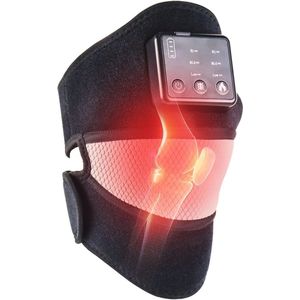 Verwarmd kniemassageapparaat voor pijnverlichting - Draadloos en multifunctioneel voor knie, schouder en elleboog