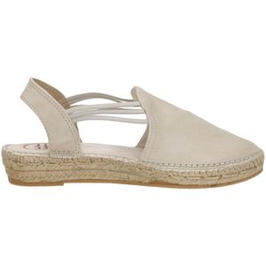 Toni Pons Nuria Dames Espadrilles Pedra | Beige | Suède | Maat 43 | NURIApedra