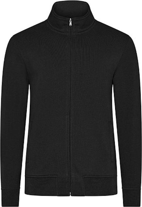 Herenvest 'Premium Full Zip' met zijzakken Black - S