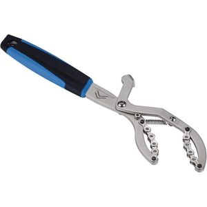 T-Rex Grip fietstandwiel handgereedschap cassettang reparatieset zwart-blauw 11-26 tanden - fietsonderhoud gratis wieldraaier
