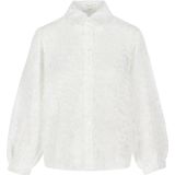 LolaLiza - C-LALALISA - Blouse - Wit - Polokraag