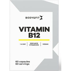 Body & Fit Vitamine B12 - 1000 mcg - Vegan Vitamine B - 60 Capsules