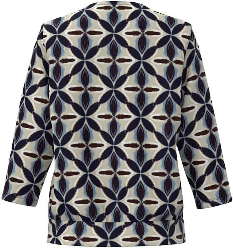 Frank Walder Top lange mouw NOS725421 Zand