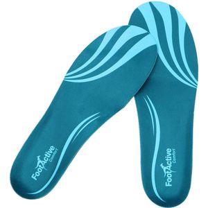 FootActive Comfort Inlegzolen - Dé Hielspoor Zooltjes - Voor Dagelijks Gebruik - Steunzolen - Verhelp Voetgerelateerde Klachten - XL (46-48)