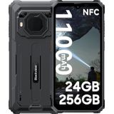 Blackview BV6200 Plus - Robuuste Smartphone - Zwart - 24GB RAM - 256GB - 11000mAh - 6,56 inch - 4G Dual SIM - Android 14