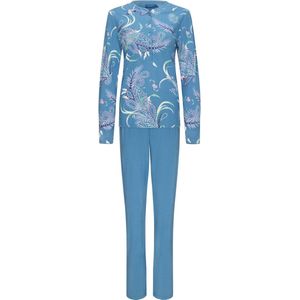 Pastunette - Dames Pyjama set Maddie - Blauw - Katoen - Maat 52
