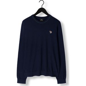 Paul Smith Mens Sweater Crew Neck Zeb Bad Truien & Vesten Heren - Sweater - Hoodie - Vest- Donkerblauw - Maat S