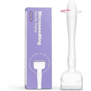 Dermastamp - Derma Stamp - Microneedling Derma Stamp Voor Haargroei Op Hoofdhuid En Baard - Gezichtsverzorging - Dermastamp Voor Zowel Mannen Als Vrouwen - Microneedling Stamp Voor Thuisgebruik