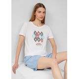 T-shirt - Print - Jersey - Ronde Hals - Normale Pasvorm