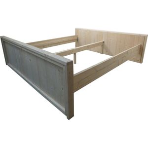 Woodkit.nl Tweepersoons bed steigerhout bouwpakket