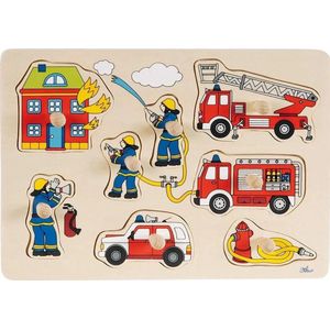 Goki Noppenpuzzel Brandweer