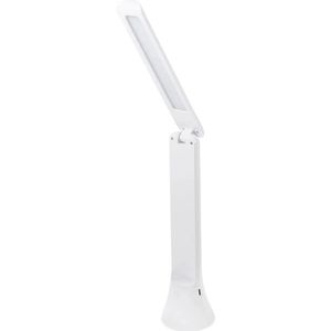 PURElite - 2-in-1 Lamp - Wit - Oplaadbare LED-Tafellamp en Handzaklamp - 180° Verstelbare Hoek