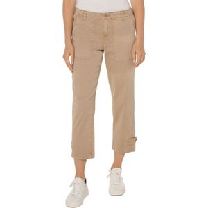 LIVERPOOL JEANS COMPANY Utility Crop Cargo Cinched Leg Biscuit Tan | Biscuit Tan