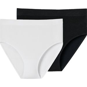 SCHIESSER Slip 'Retro Classic Seamless'  zwart / wit