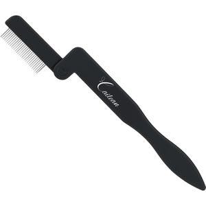Cailean - Wimper & Wenkbrauw Borstel - Opvouwbaar - 1 Stuks - Zwart - Brush - Mascara Borsteltje - Multifunctionele Make-up Kwast - Eyebrow Brush - Wenkbrauw Kam - Wimper Kam